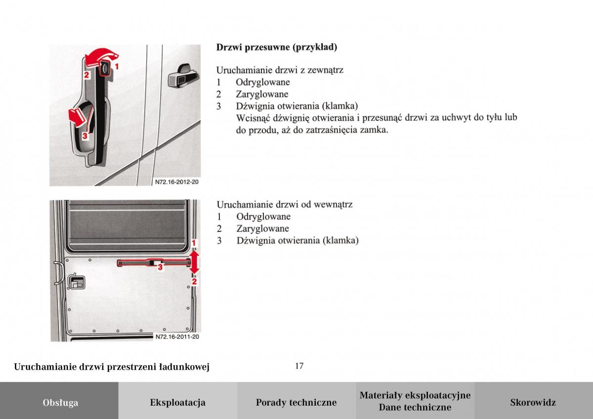 Mercedes Benz Vario instrukcja obslugi / page 19