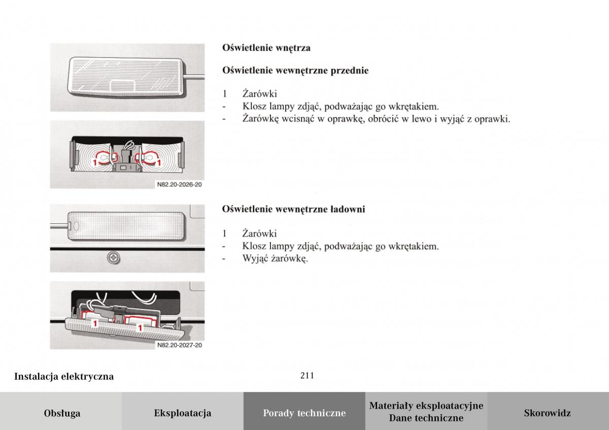 Mercedes Benz Vario instrukcja obslugi / page 213