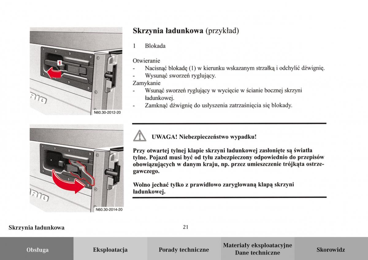 Mercedes Benz Vario instrukcja obslugi / page 23