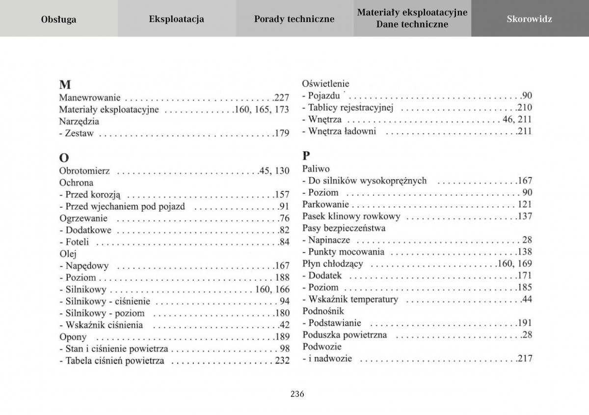 Mercedes Benz Vario instrukcja obslugi / page 238