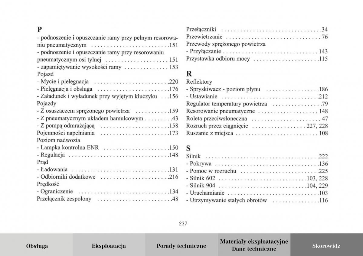 Mercedes Benz Vario instrukcja obslugi / page 239