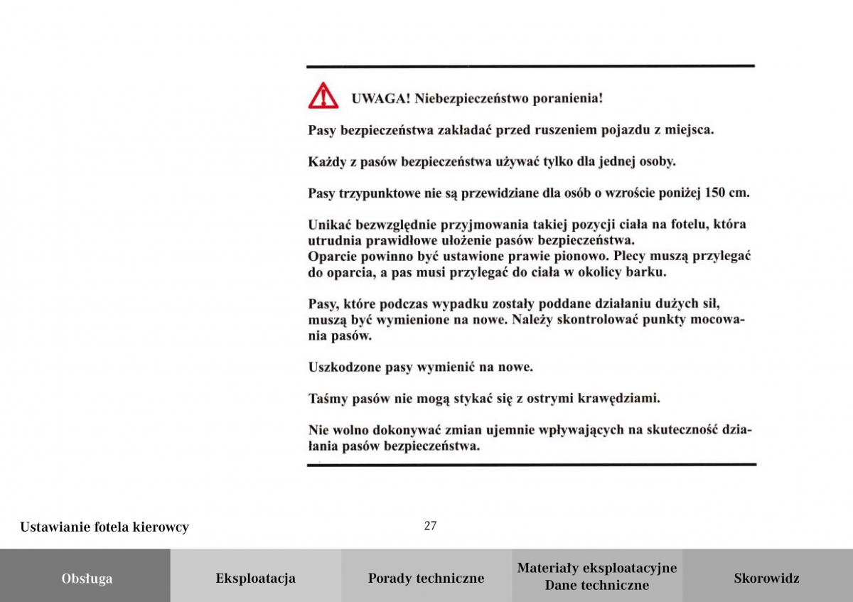 Mercedes Benz Vario instrukcja obslugi / page 29