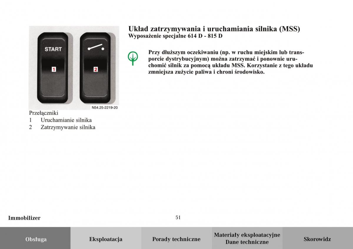 Mercedes Benz Vario instrukcja obslugi / page 53