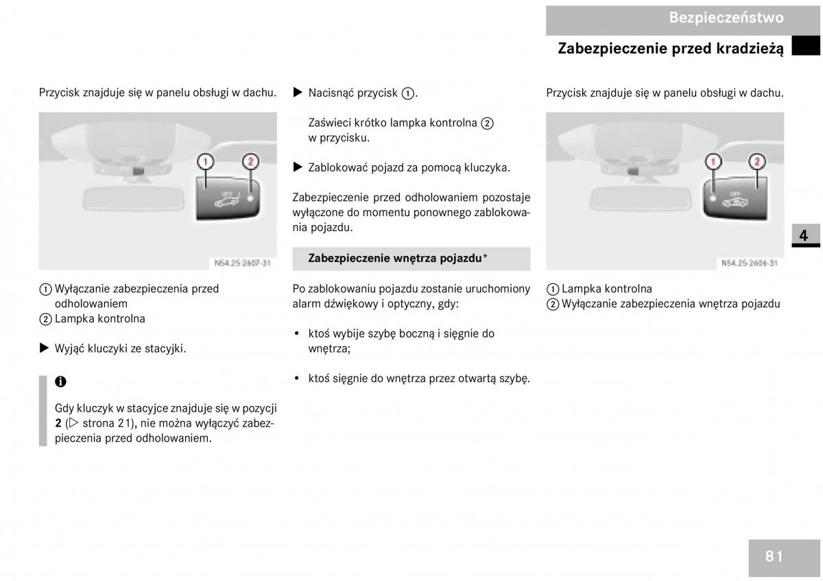 Mercedes Benz Vito W639 instrukcja obslugi / page 83