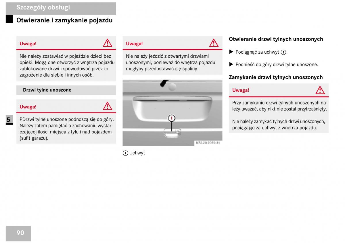 Mercedes Benz Vito W639 instrukcja obslugi / page 92