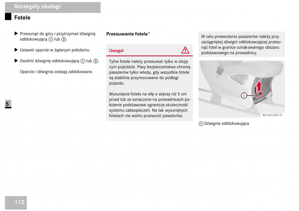 Mercedes Benz Vito W639 instrukcja obslugi / page 114