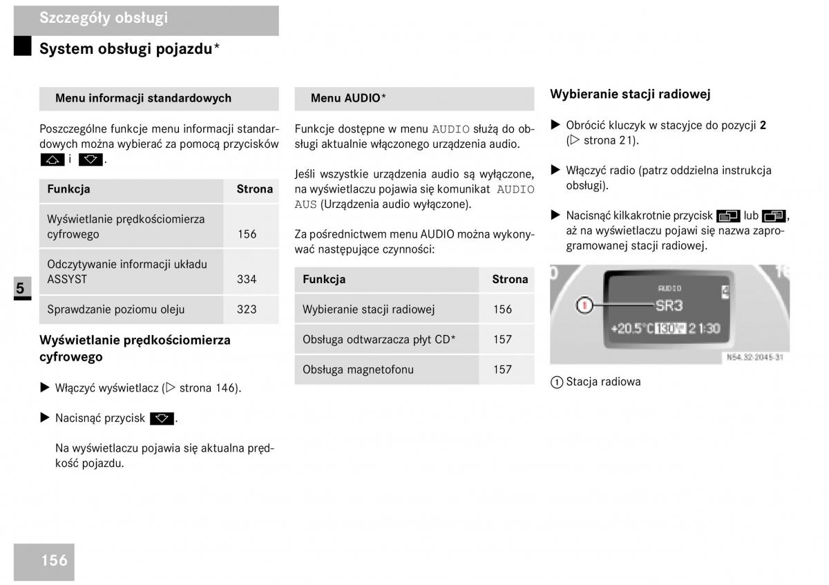 Mercedes Benz Vito W639 instrukcja obslugi / page 158