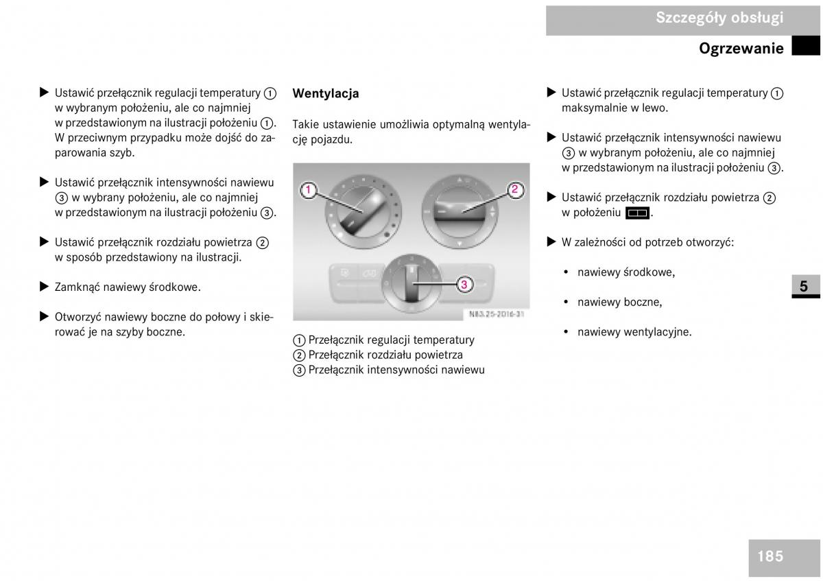 Mercedes Benz Vito W639 instrukcja obslugi / page 187