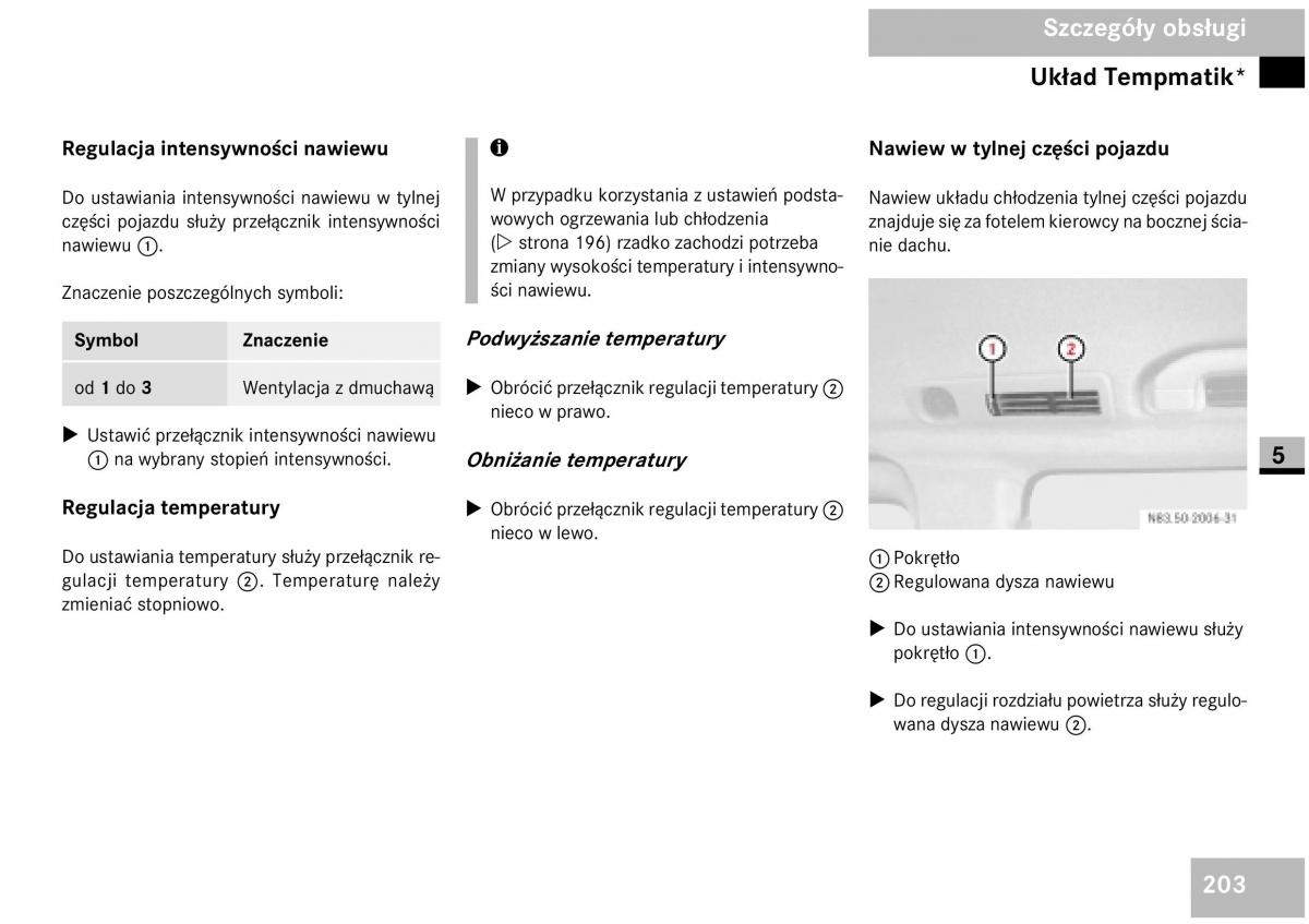 Mercedes Benz Vito W639 instrukcja obslugi / page 205