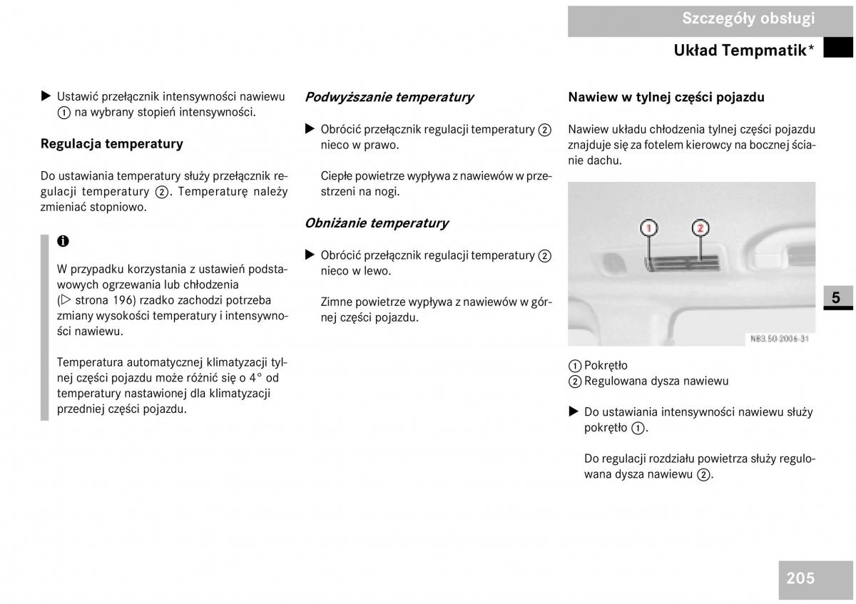 Mercedes Benz Vito W639 instrukcja obslugi / page 207