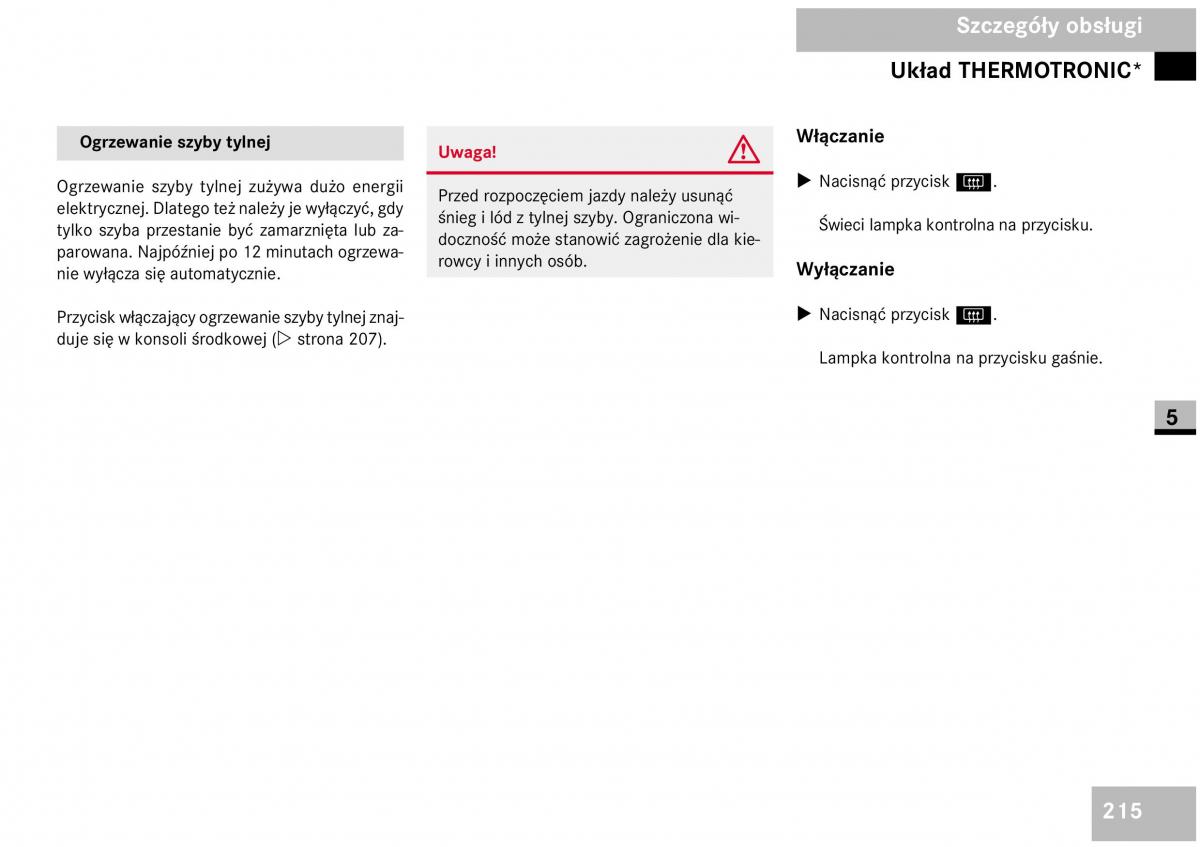 Mercedes Benz Vito W639 instrukcja obslugi / page 217