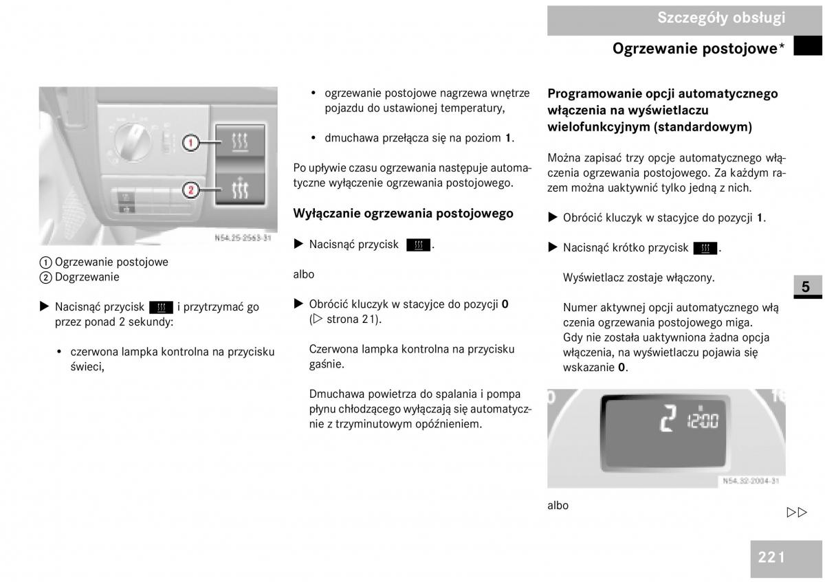 Mercedes Benz Vito W639 instrukcja obslugi / page 223