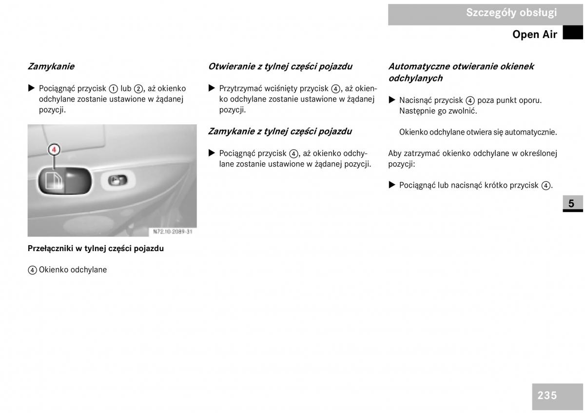 Mercedes Benz Vito W639 instrukcja obslugi / page 237