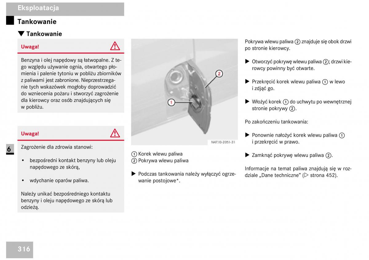 Mercedes Benz Vito W639 instrukcja obslugi / page 318