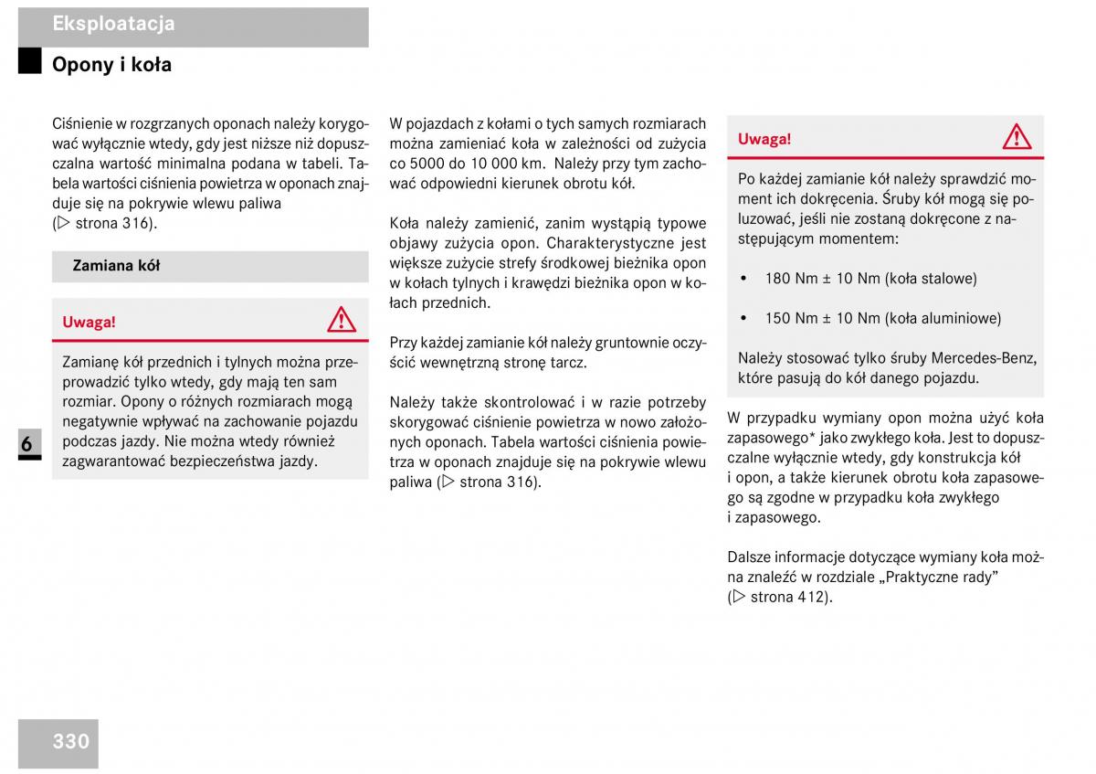 Mercedes Benz Vito W639 instrukcja obslugi / page 332