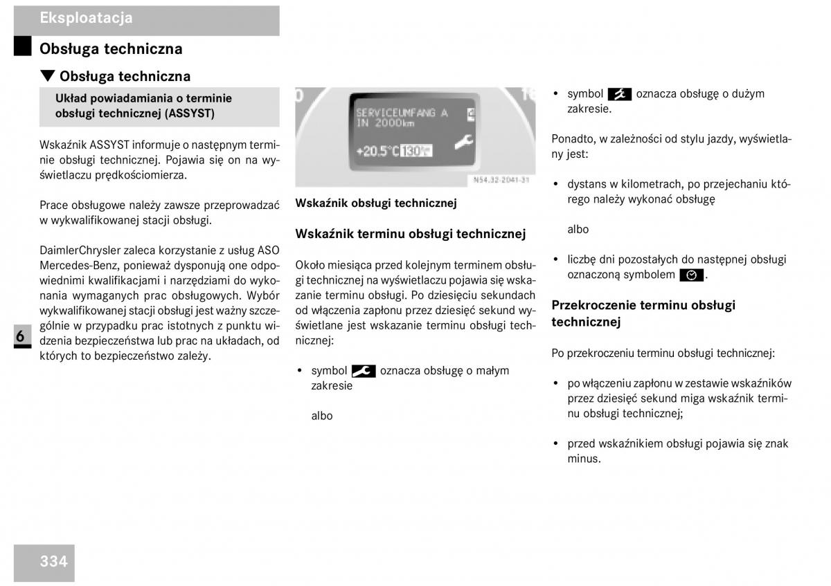 Mercedes Benz Vito W639 instrukcja obslugi / page 336