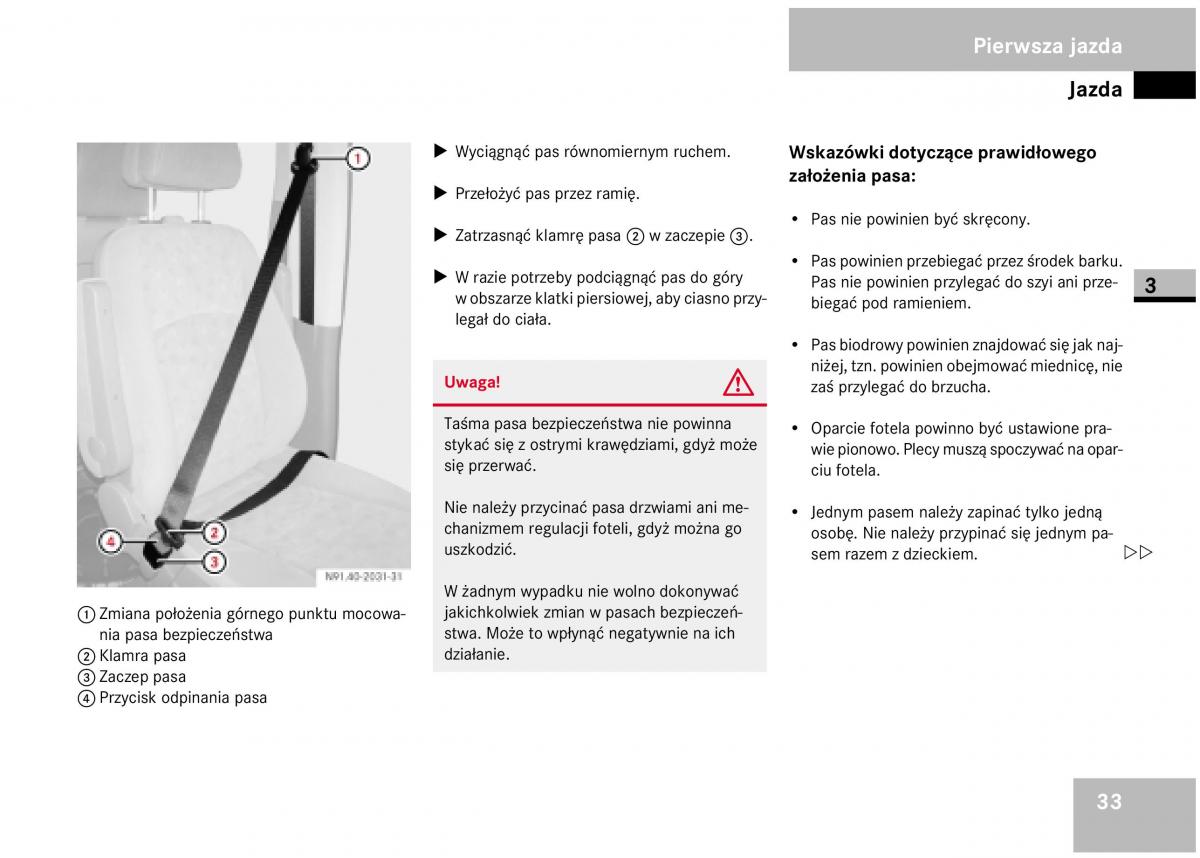 Mercedes Benz Vito W639 instrukcja obslugi / page 35