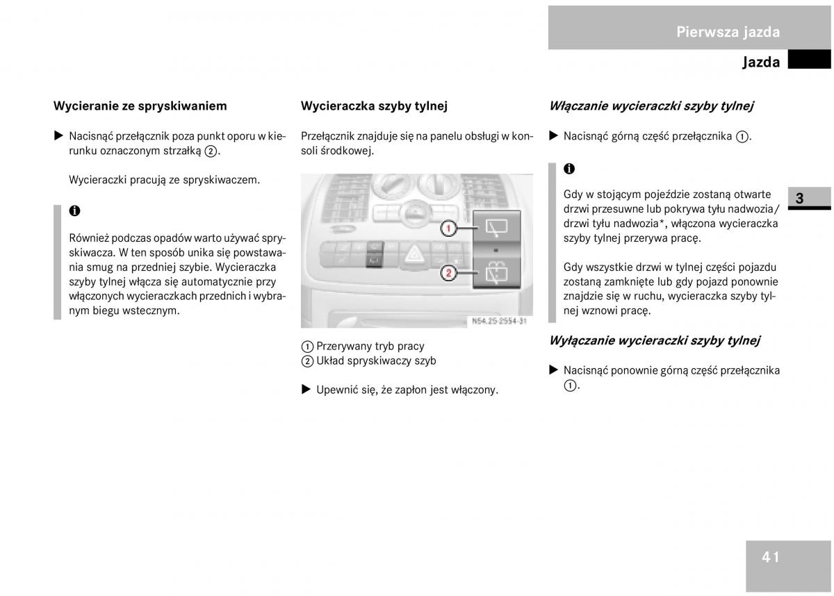 Mercedes Benz Vito W639 instrukcja obslugi / page 43