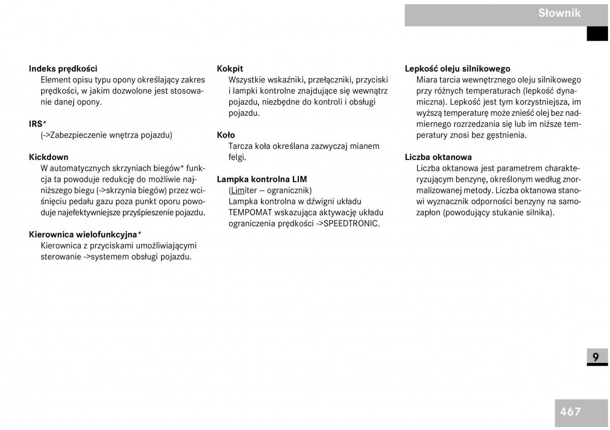 Mercedes Benz Vito W639 instrukcja obslugi / page 468