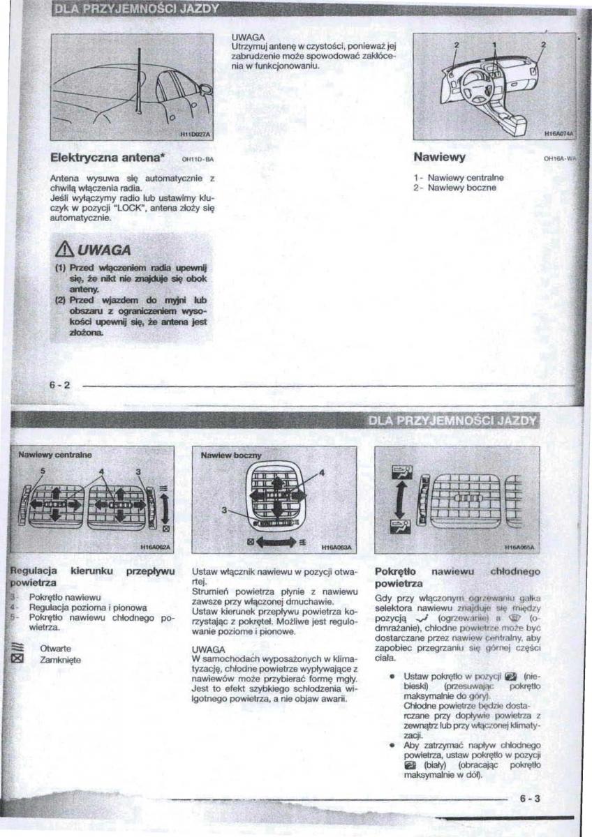 Mitsubishi Carisma instrukcja obslugi / page 55