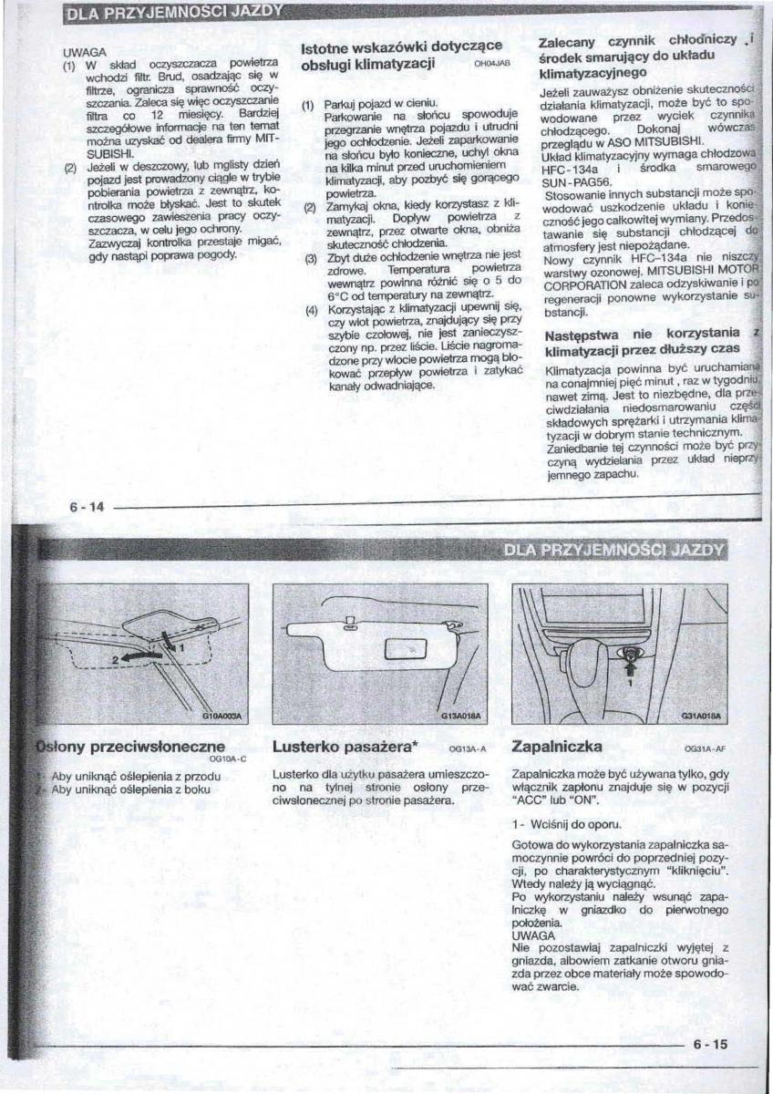 Mitsubishi Carisma instrukcja obslugi / page 61