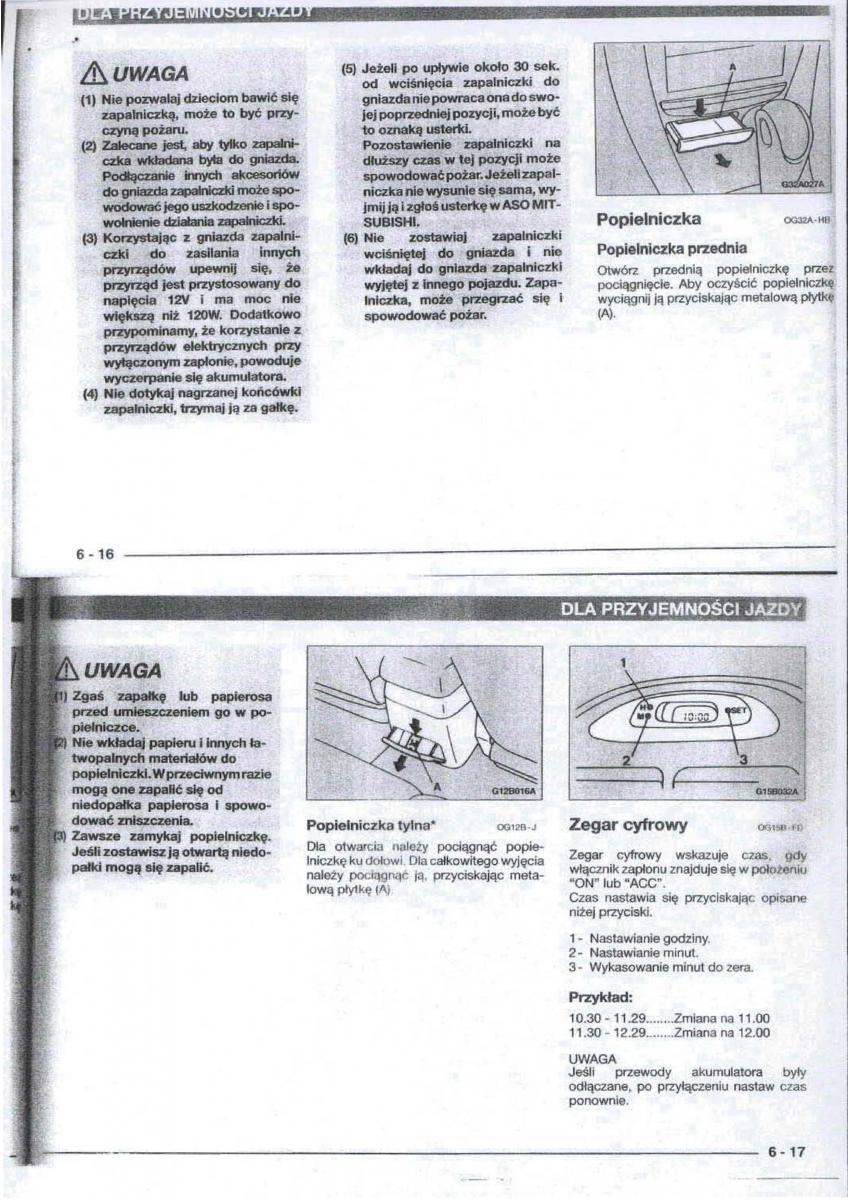 Mitsubishi Carisma instrukcja obslugi / page 62