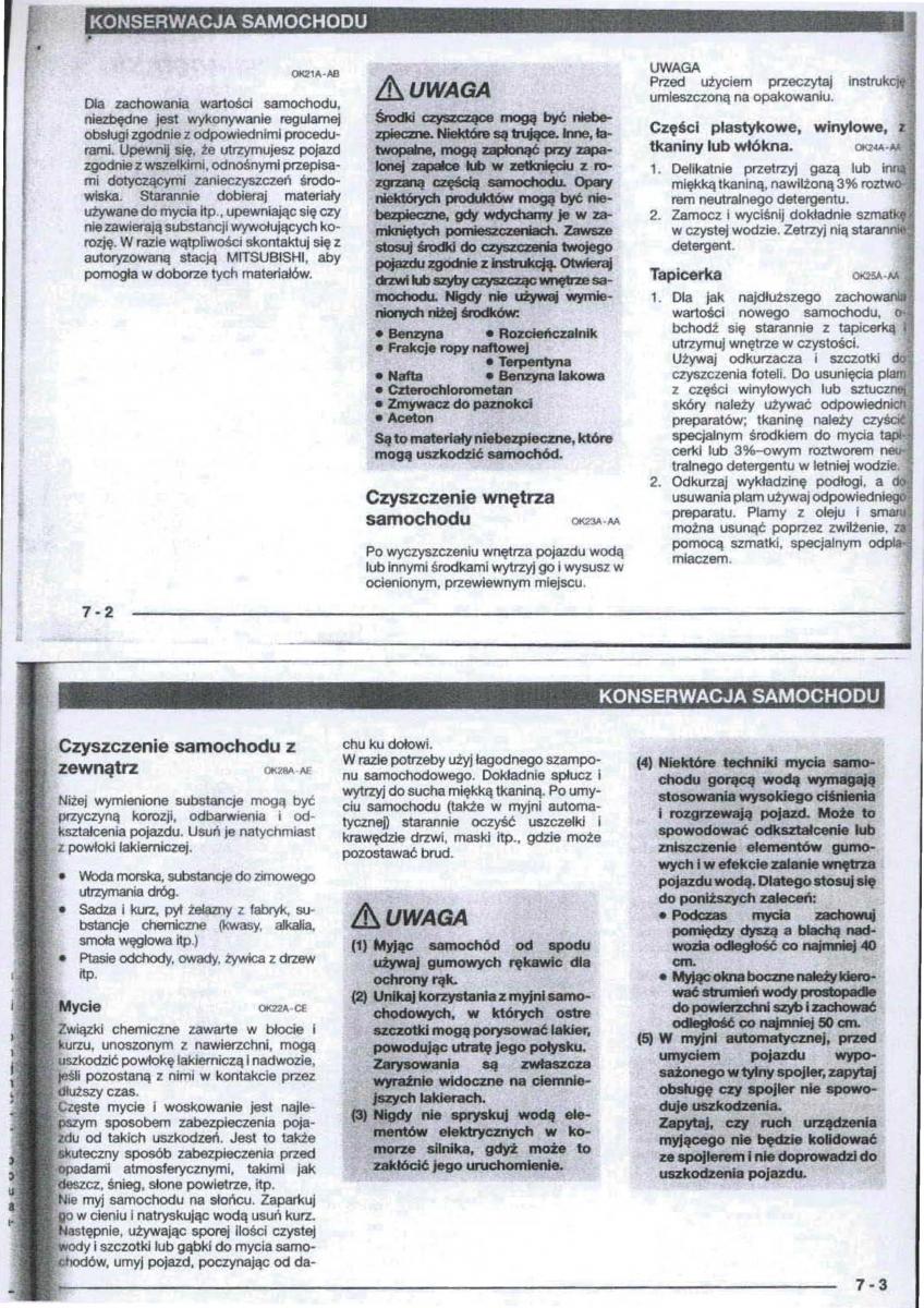 Mitsubishi Carisma instrukcja obslugi / page 66