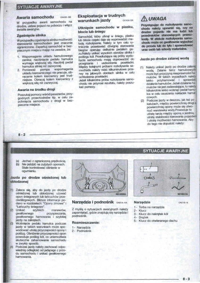 Mitsubishi Carisma instrukcja obslugi / page 70