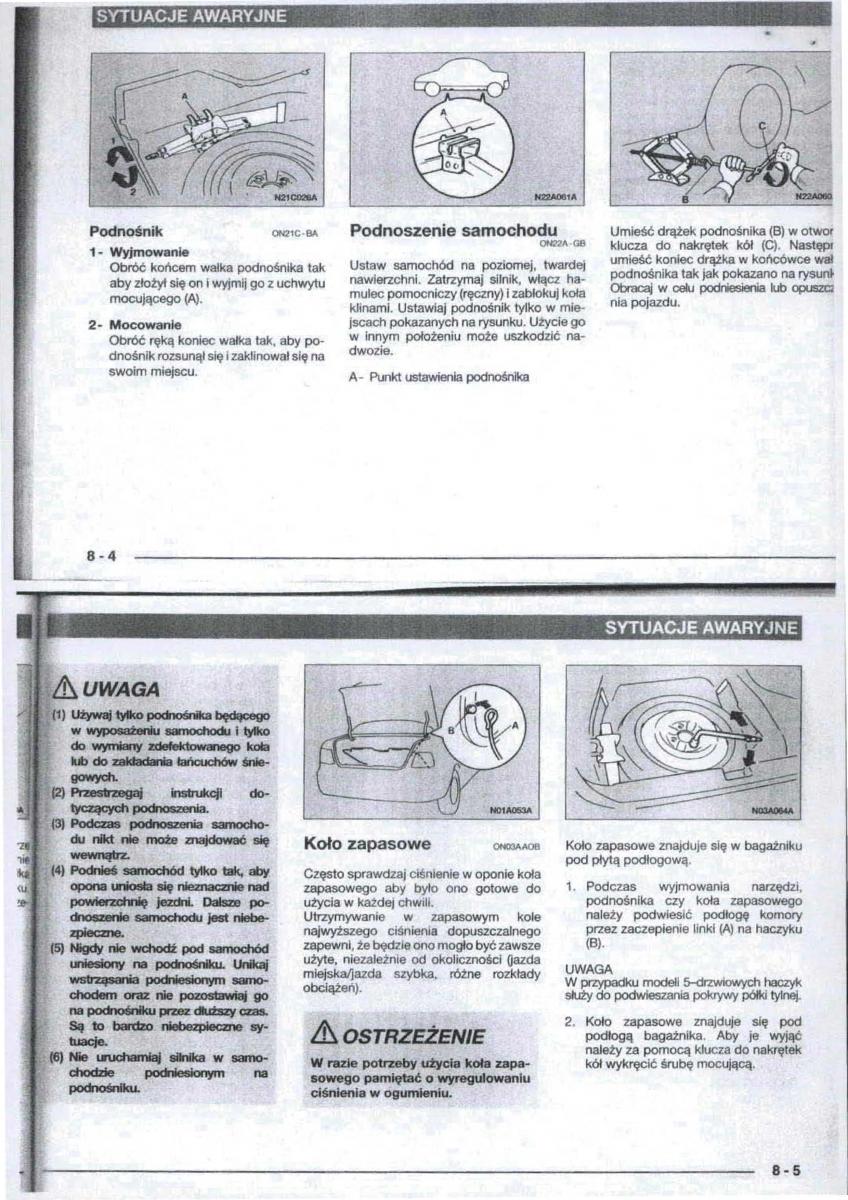 Mitsubishi Carisma instrukcja obslugi / page 71