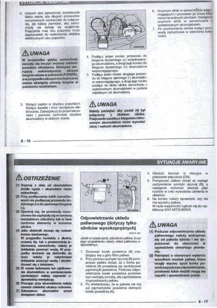 Mitsubishi Carisma instrukcja obslugi / page 77