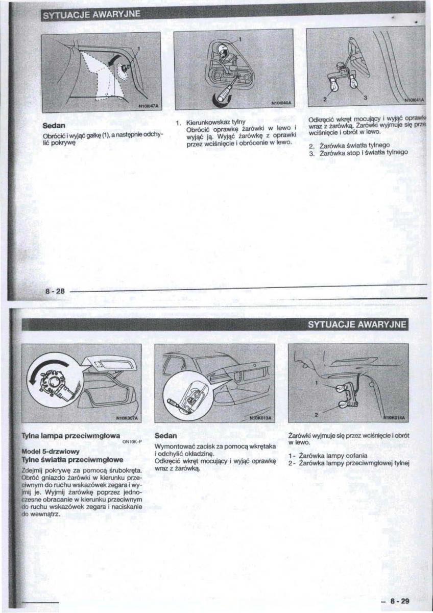 Mitsubishi Carisma instrukcja obslugi / page 83