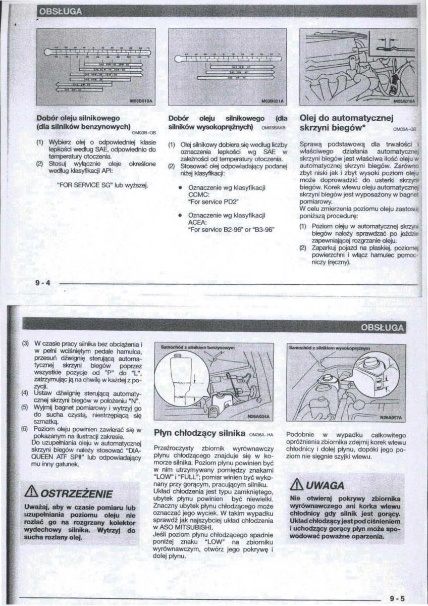 Mitsubishi Carisma instrukcja obslugi / page 88