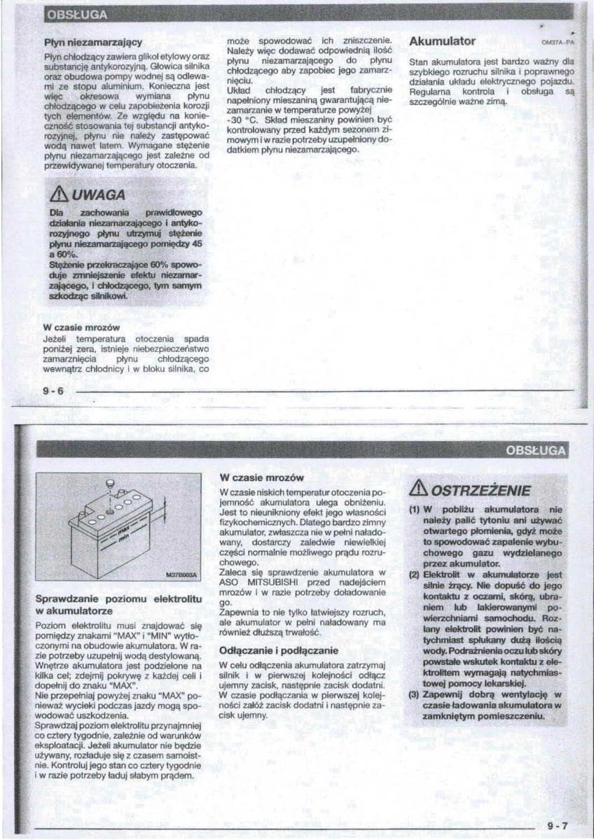 Mitsubishi Carisma instrukcja obslugi / page 89