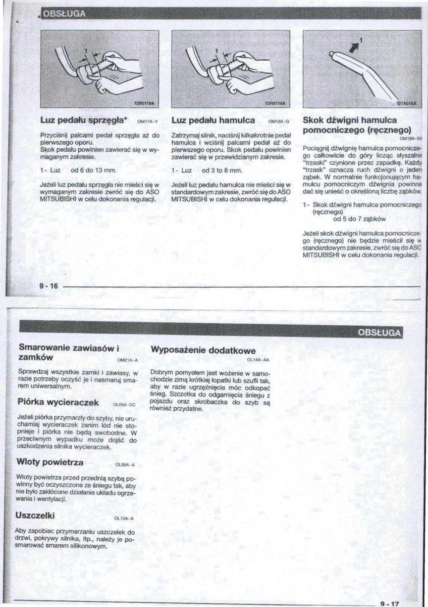 Mitsubishi Carisma instrukcja obslugi / page 94