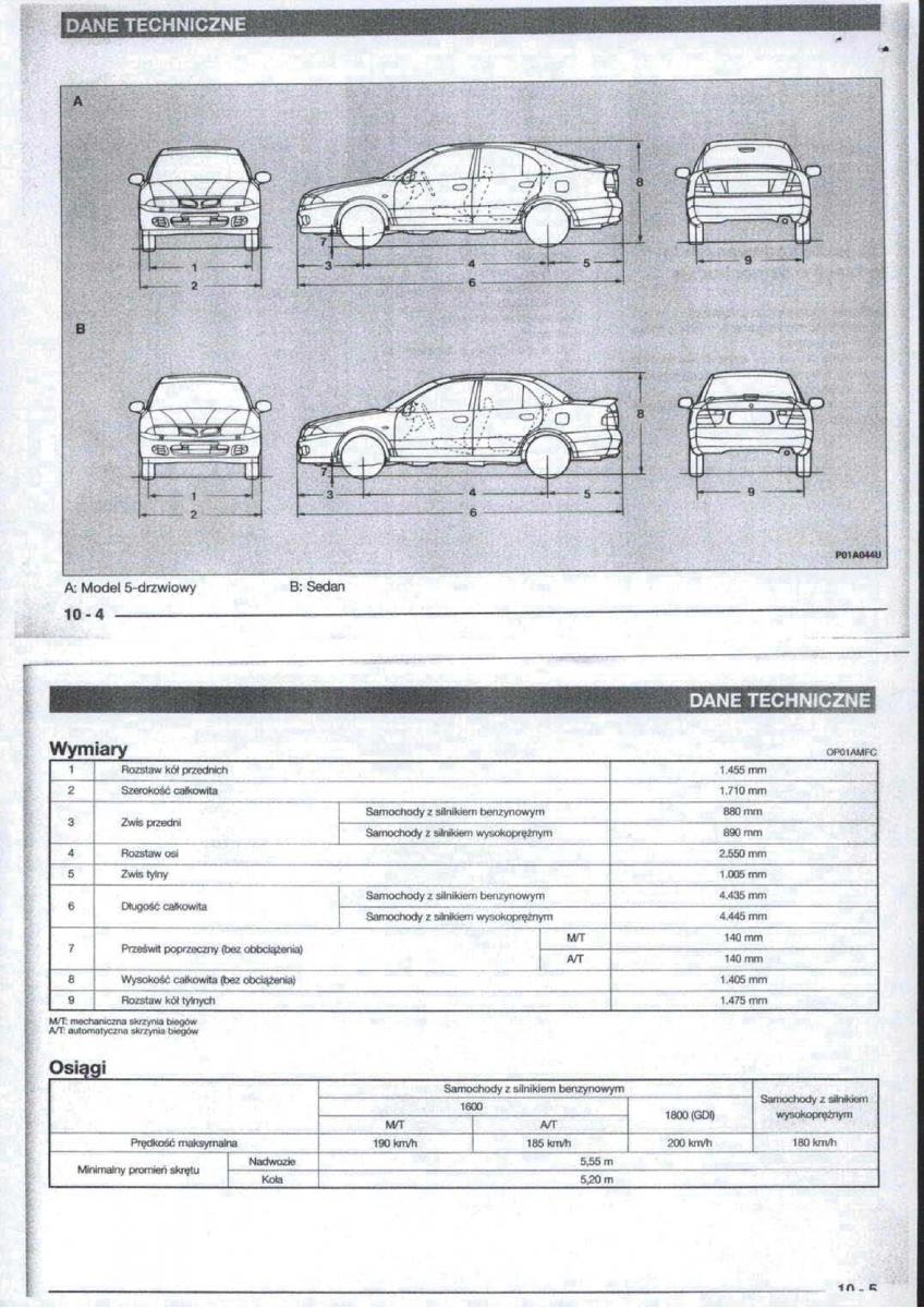 Mitsubishi Carisma instrukcja obslugi / page 97