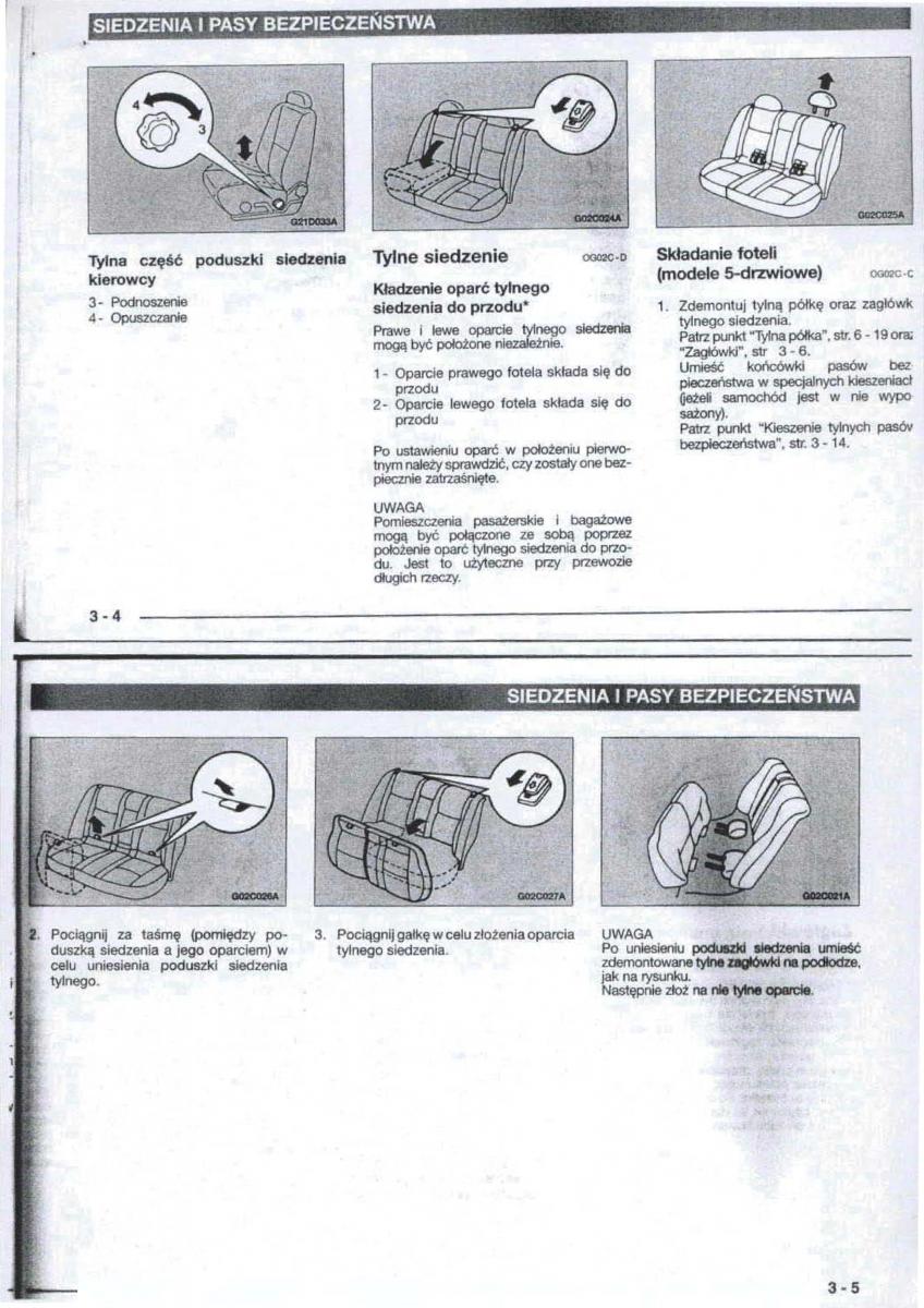 Mitsubishi Carisma instrukcja obslugi / page 16