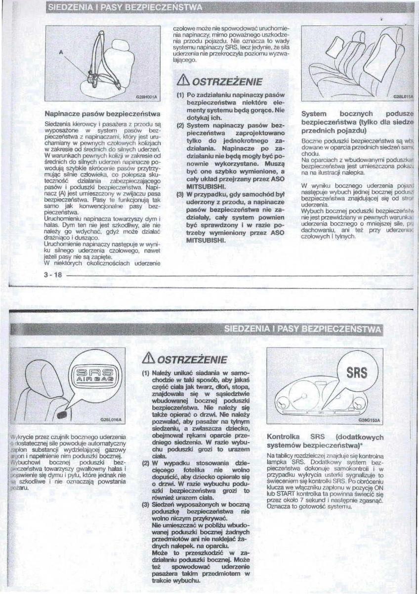 Mitsubishi Carisma instrukcja obslugi / page 23