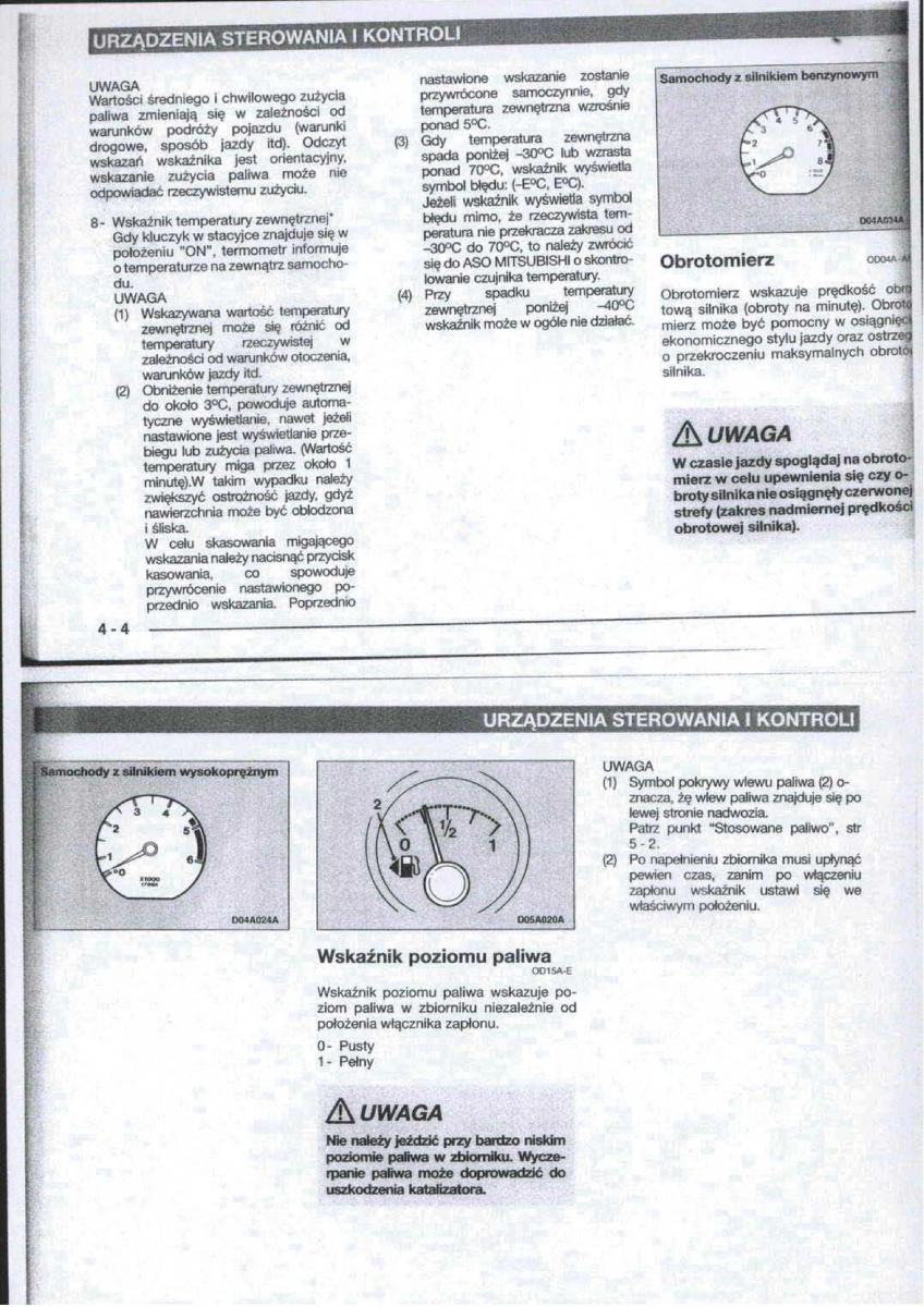 Mitsubishi Carisma instrukcja obslugi / page 27