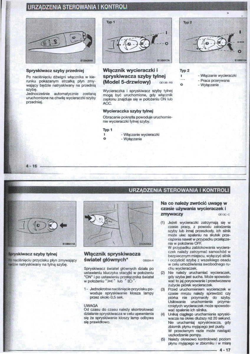 Mitsubishi Carisma instrukcja obslugi / page 33