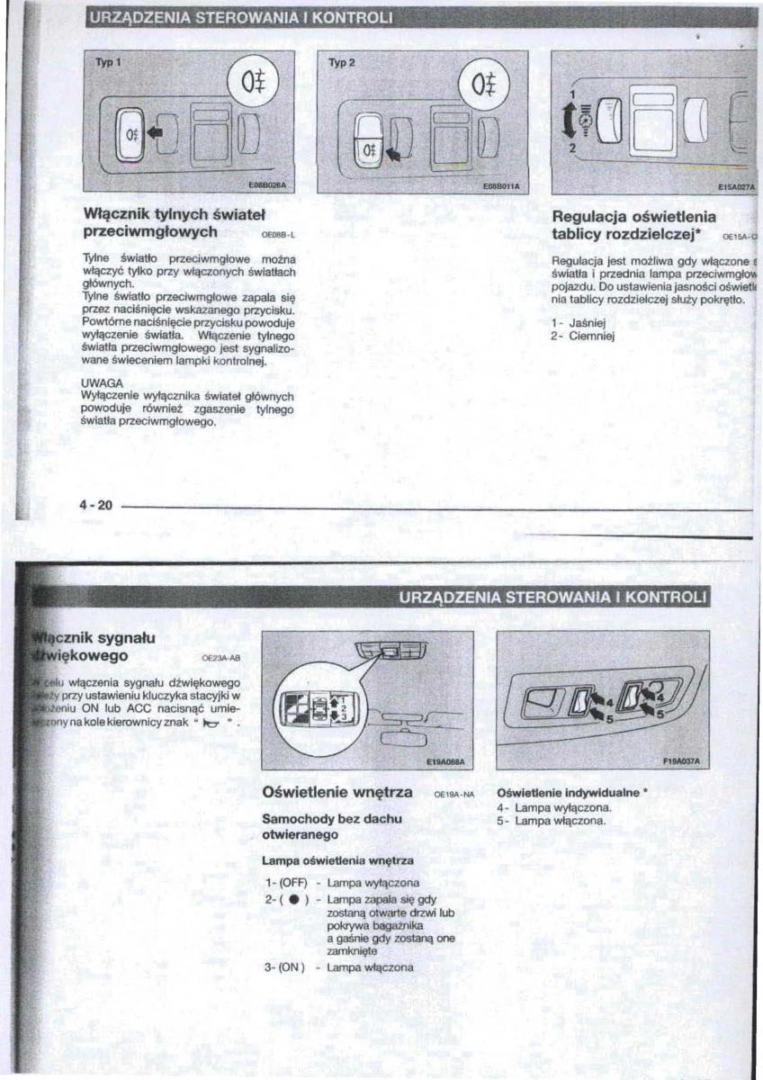 Mitsubishi Carisma instrukcja obslugi / page 35