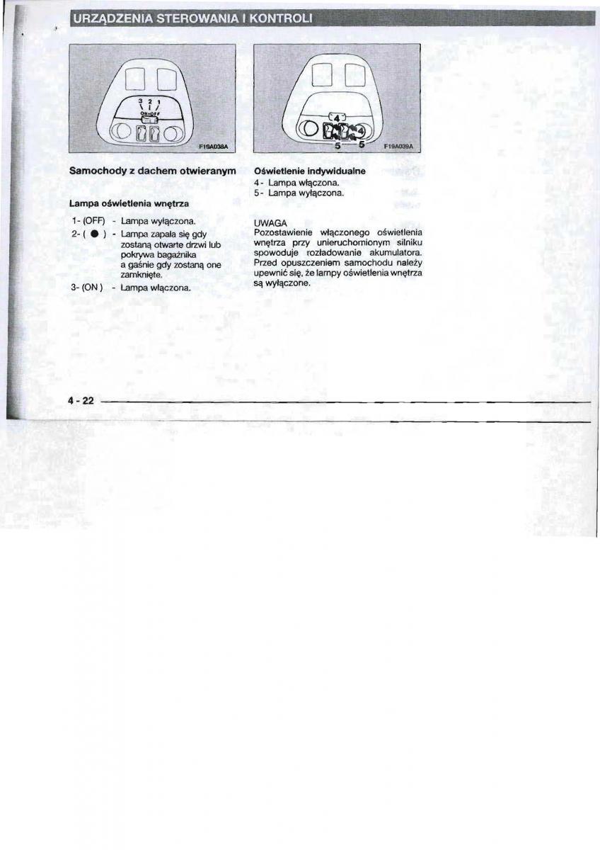 Mitsubishi Carisma instrukcja obslugi / page 36