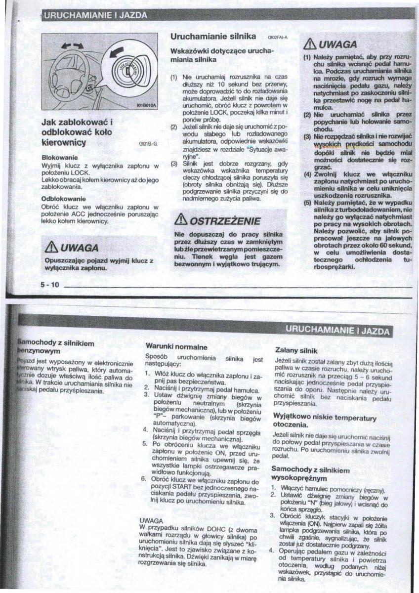 Mitsubishi Carisma instrukcja obslugi / page 42