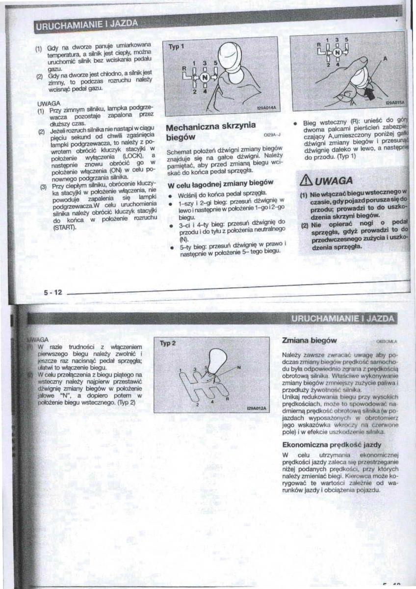 Mitsubishi Carisma instrukcja obslugi / page 43