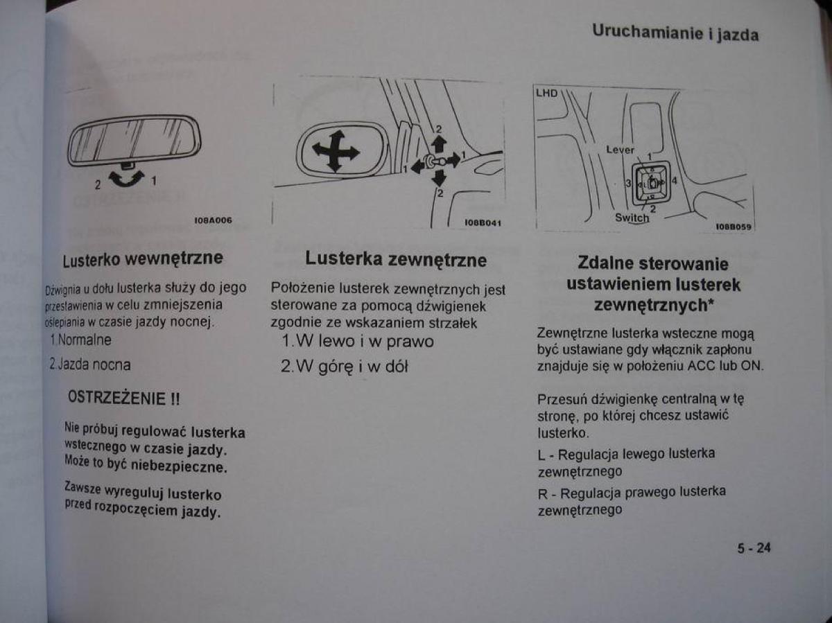 Mitsubishi Colt V 5 CJO instrukcja obslugi / page 86