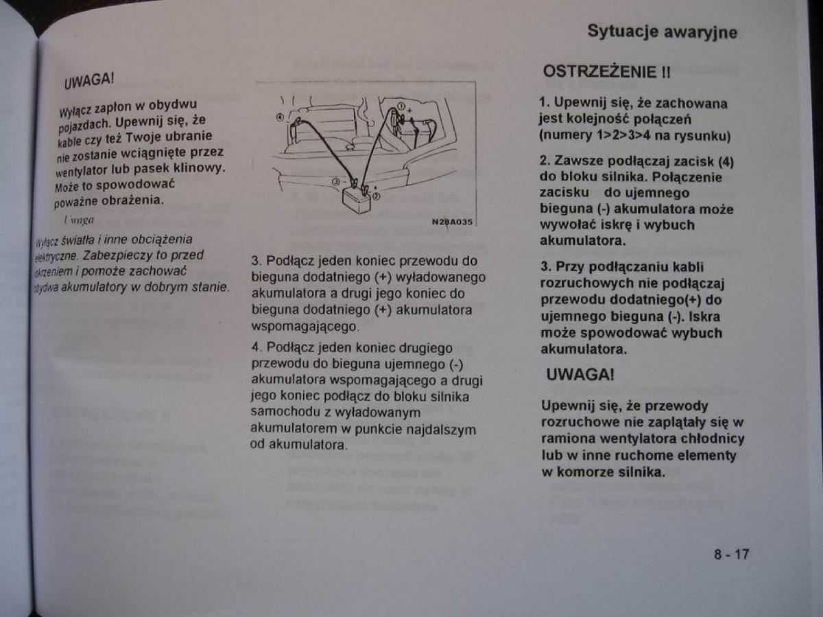 Mitsubishi Colt V 5 CJO instrukcja obslugi / page 127