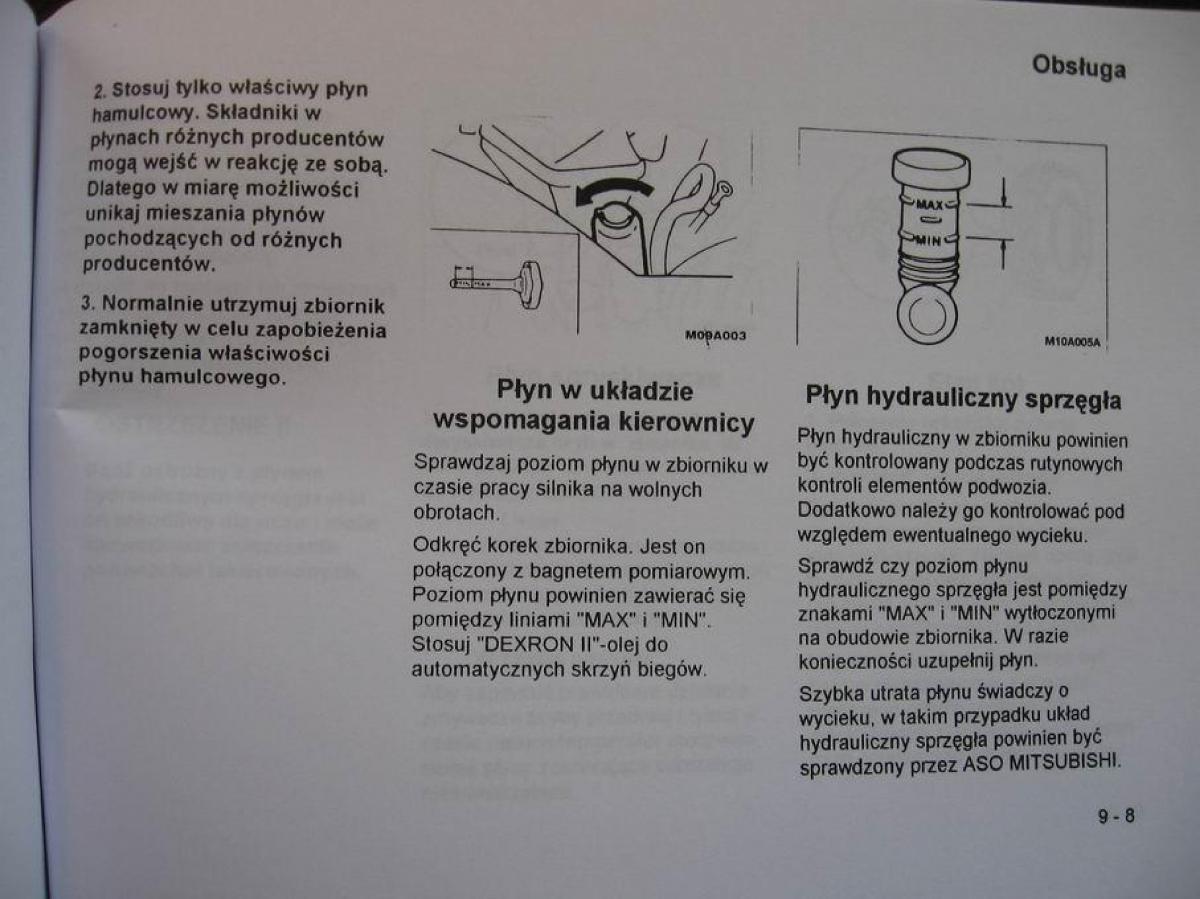 Mitsubishi Colt V 5 CJO instrukcja obslugi / page 150