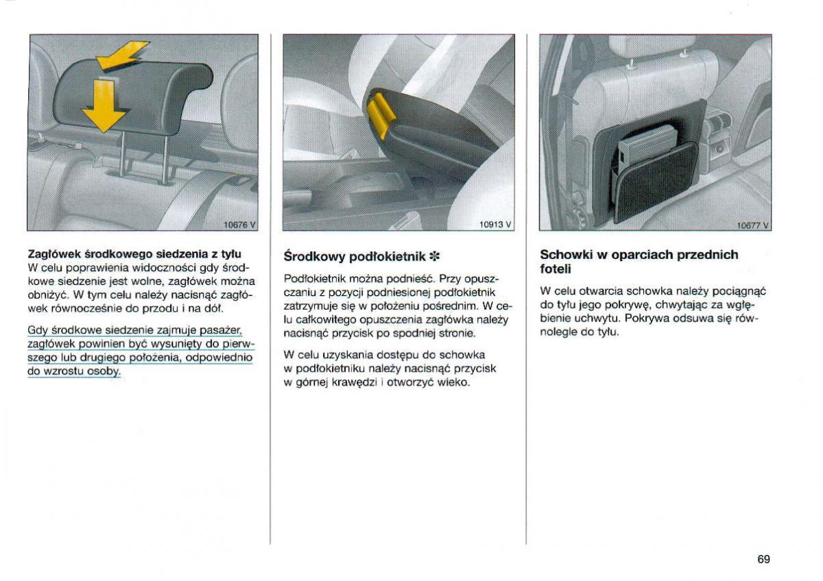 Opel Omega Vauxhall Omega B FL instrukcja obslugi / page 70