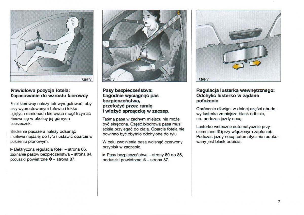 Opel Omega Vauxhall Omega B FL instrukcja obslugi / page 8