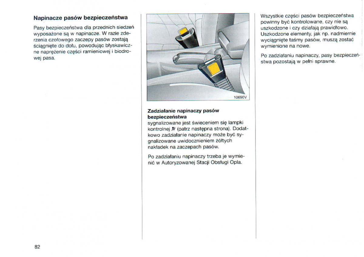 Opel Omega Vauxhall Omega B FL instrukcja obslugi / page 83