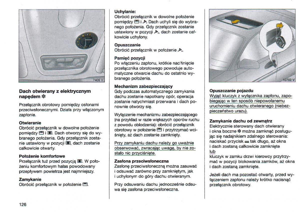 Opel Omega Vauxhall Omega B FL instrukcja obslugi / page 127